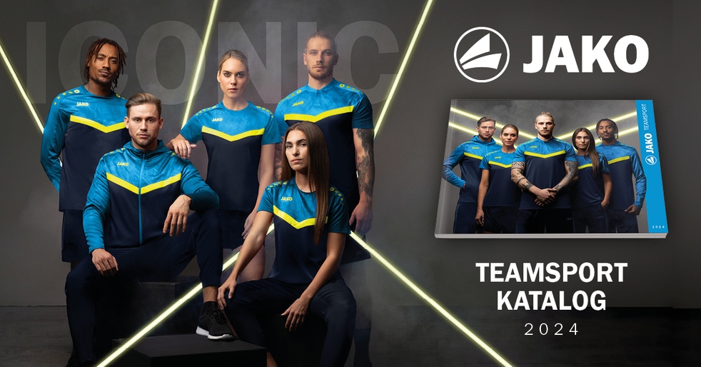 The new JAKO catalogues for team sports and corporate teamwear are out!